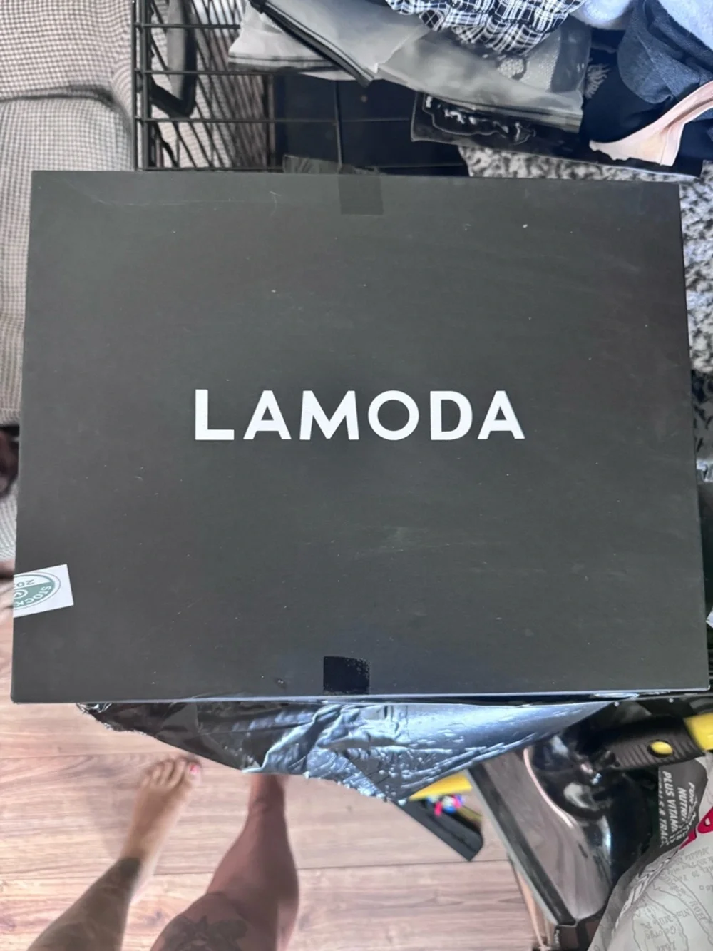 Lamoda Padlock Platform Calf Boots - Picture 4 of 4